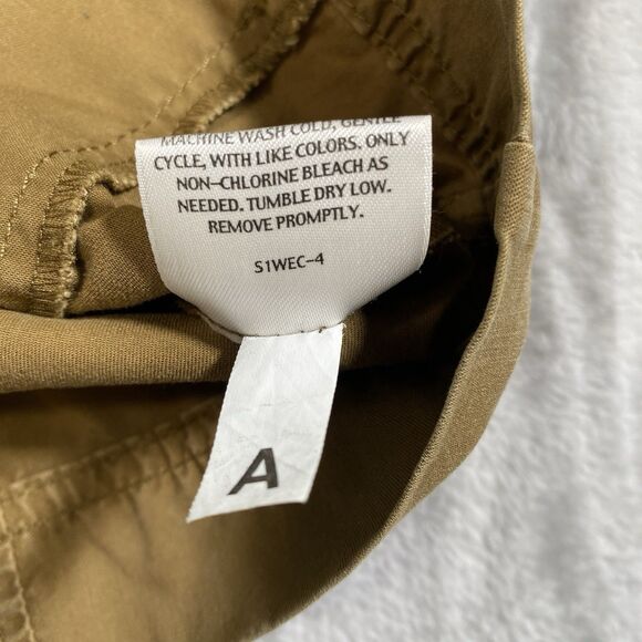 EILEEN FISHER Ruffle Collar Jacket Chore Style Utility Size PMed Stand Collar - Picture 6 of 8